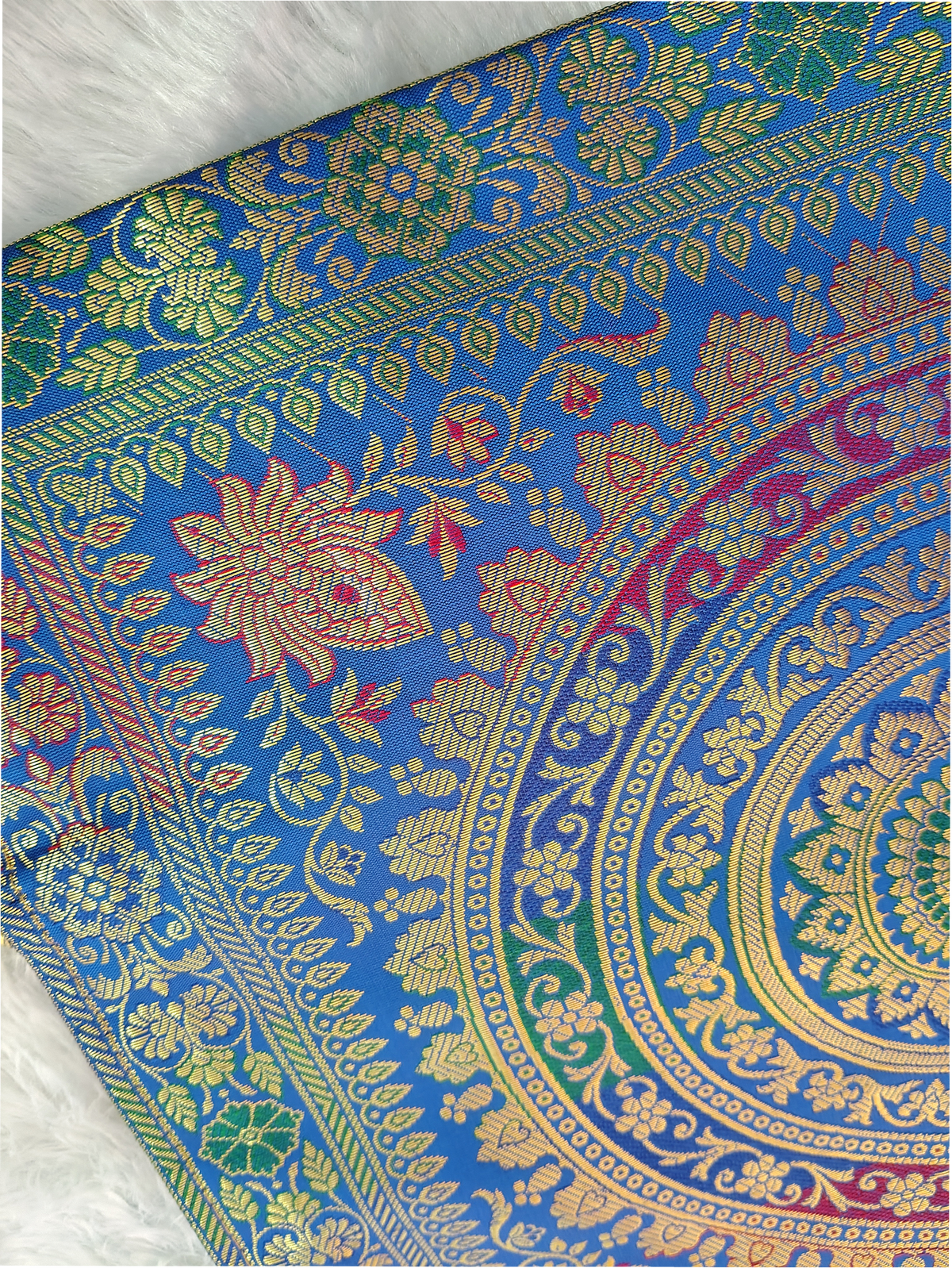 Royal Mandala Silk Tote Bag