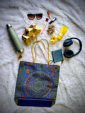 Royal Mandala Silk Tote Bag
