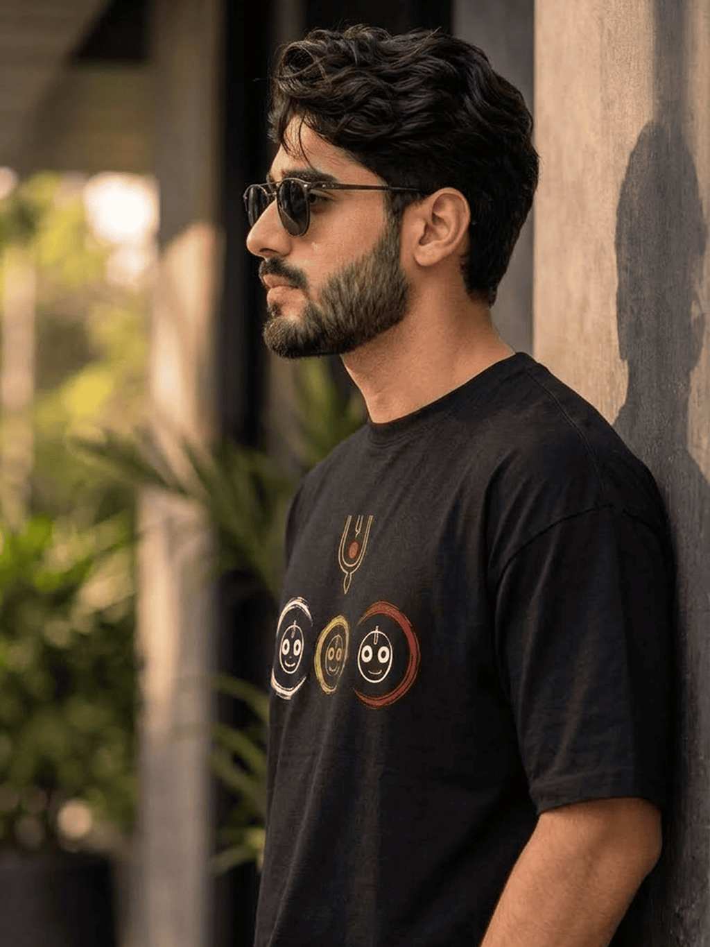 Trinity of Puri Heavyweight Graphic Oversized Tee