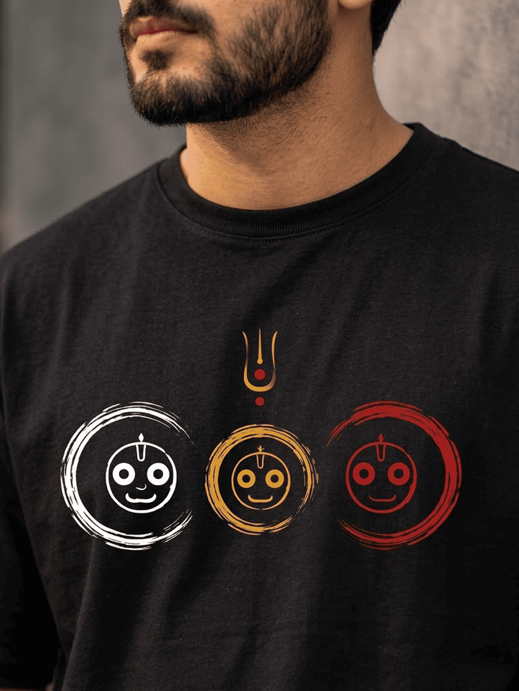 Trinity of Puri Heavyweight Graphic Oversized Tee