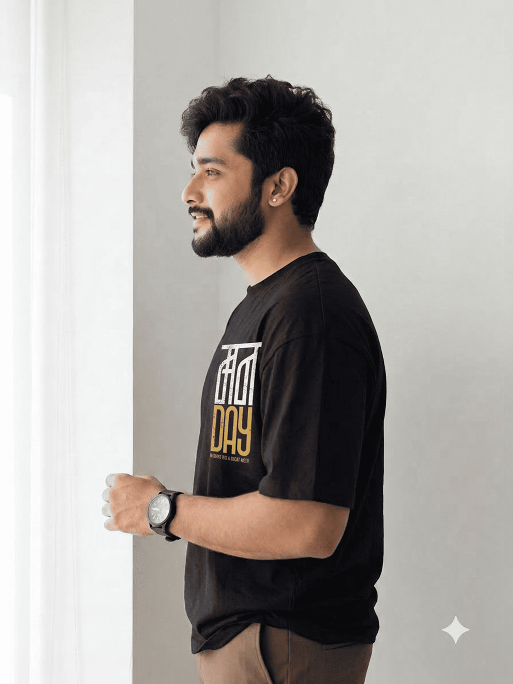 The "Great Week" Dual-Lingo Oversized Tee