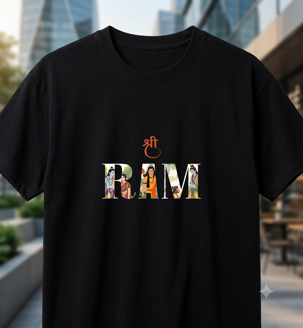 Divine Legacy: The "RAM" Graphic T-Shirt