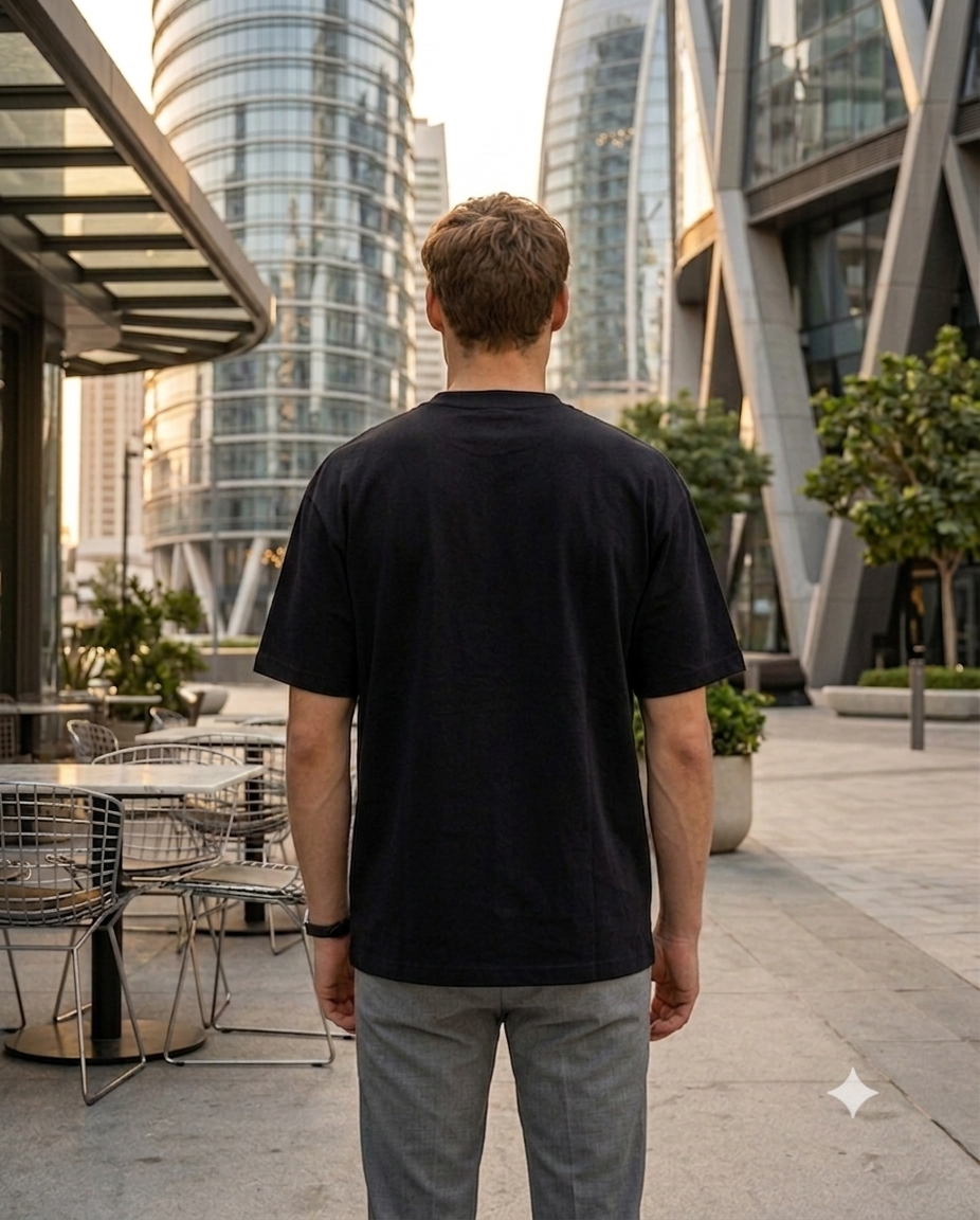 Dimensions: The Micro-World Cube Oversized Tee