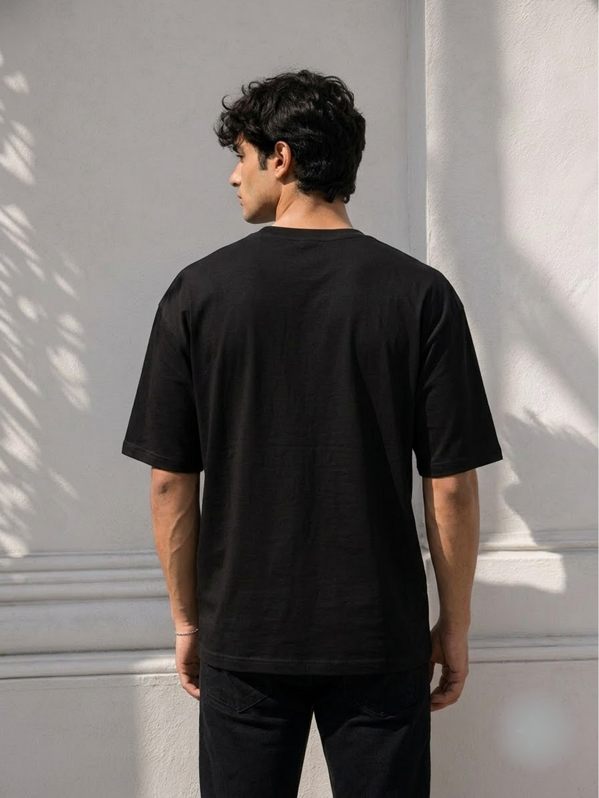 "Sakht Hai Yeh Launda" Block Graphic Oversized Heavyweight Tee